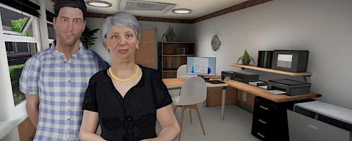 VR communication training
