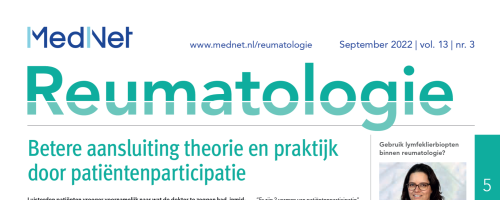 MedNet publiceert nieuwe editie Reumatologiekrant